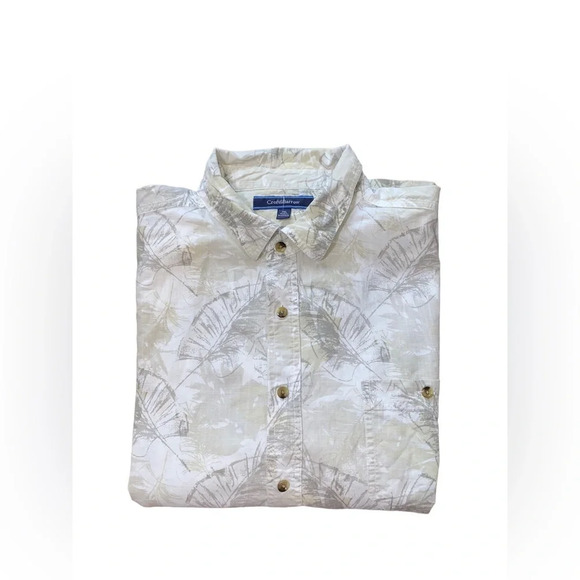 Croft & Barrow | Men's Short Sleeved Button Down 100% Cotton Shirt | Size XXL - Picture 1 of 9
